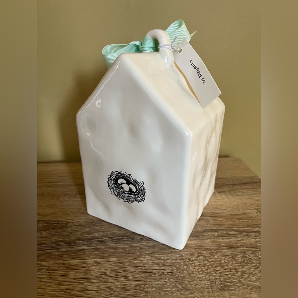 Rae Dunn birdhouse